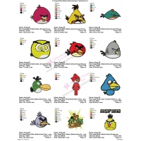 12 Angry Birds Embroidery Designs Collections 01